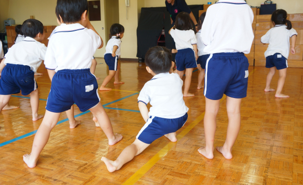 かけっこの練習！